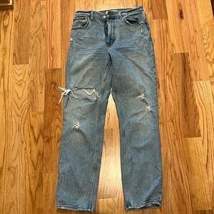 Abercrombie 90’s Straight Ultra High Rise Jeans